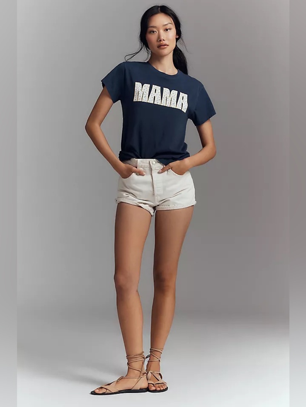 Anthropologie Letluv Mama Tee XS NWT